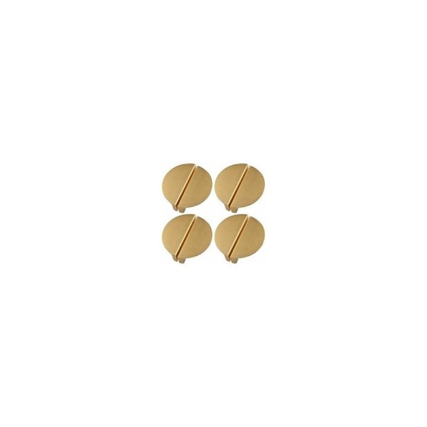 8 st Champagne guldfärgade lådhandtag, halvmåneformade lådhandtag i guld på 6,4 cm