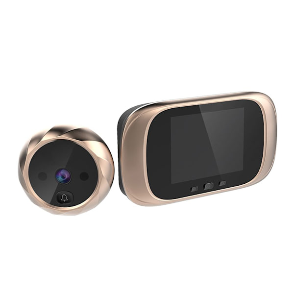 Digital dörrspion med dörrklocka, hemövervakning med 2,8-tums LCD-peephole-kamera