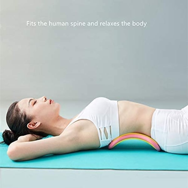 2PCS Yoga Ring Yoga Cirkler Fitness Sport Magic Circle Pilates Treningsring, Massasje Rygg Kalv Strekk Nakke Pilates Ring