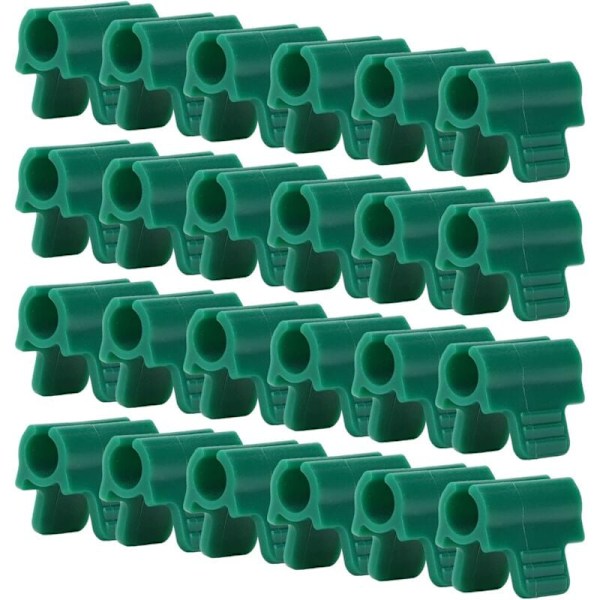 24 st clips för växthus, fixeringsclips anti-insekt clips skydd Skuggfilm Filéclips för fixering av växtskydd (14mm)