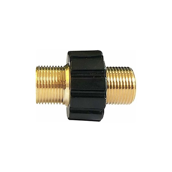 Hurtig slangekobling, adapter til dobbelt trykrenser med dobbelt han M22 x 1,5 kompatibel med Kärcher, Kärcher HD & HDS højtryksrenser p