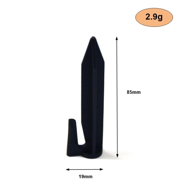 100 PVC-plastmarkpinnar 8,5 cm