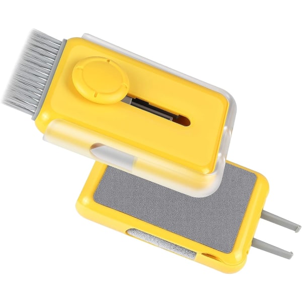 Gult - 6 i 1 rengjøringssett for Airpods mekanisk tastatur Bluetooth mobil headset datamaskin multifunksjonelt rengjøringssett (1 stk)