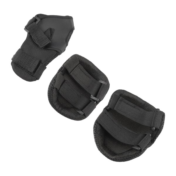 Barn och vuxenskydd set med knäskydd, armbågsskydd och handledsskydd 6 i 1 för rullskridskor, skateboard, scooter, cykel, cykling