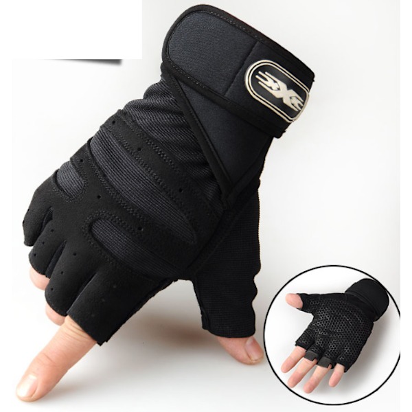 18-19CM Rød 1 Par Mekaniker Medium Duty Koskind Læder Arbejdshandsker Anti-Vibration Anti-Slid Sikkerhedshandsker