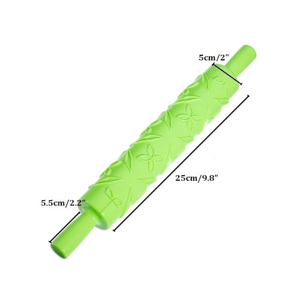 Rullepind Fondant Kage Dekoration Blad Blomst 36Cm