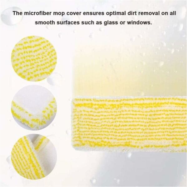 4 stycken wv bonnetter mikrofiber tillbehör för Kärcher fönstertvätt wv 2 plus n, wv 2 premium, wv 5 plus n, wv 5 premium, wv6 plus