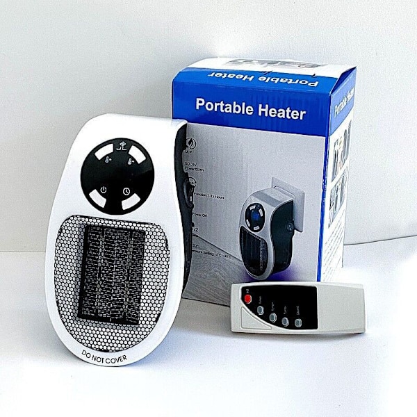 1 stk. Ekstra varme keramisk varmevifte 500W, stille radiator, økonomisk elektrisk miniovn med termostat, baderomsovn, soverom