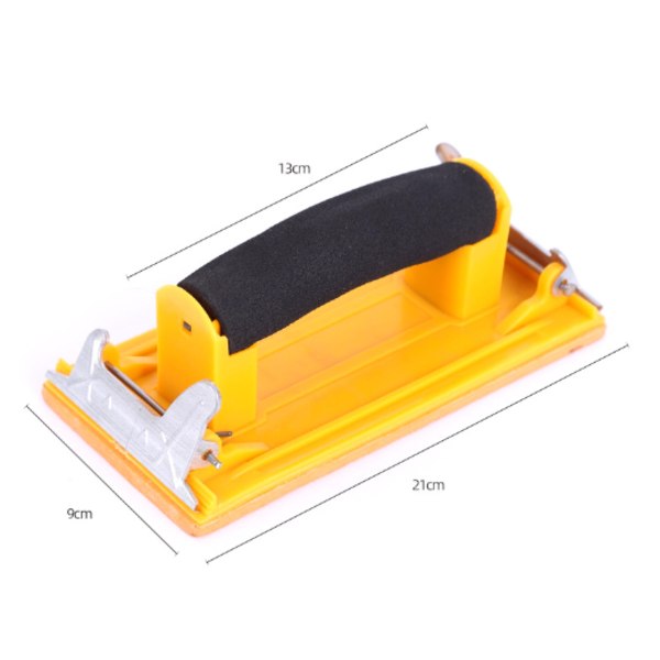 Handslip med svampgrepp Handslipning Liten handslip Trä Manuell slip 18,5 x 9 x 6,5 cm för slipning av konturer Träplaner