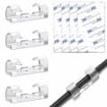 Kabelhållare Självhäftande Kabel Transparent 16-Pack