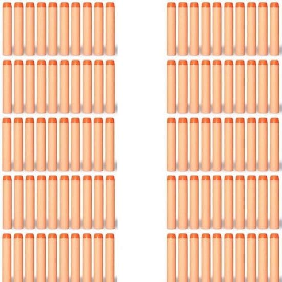 100 EVA-skumdartpile til Nerf N-Strike-pistoler til børn