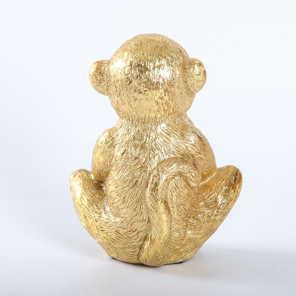 Smart Monkey Statue - Ikke hør Monkey Statue for Home Decor, Monkey Statue Home Decor, Ikke se Evil Statue, Monkey Statue