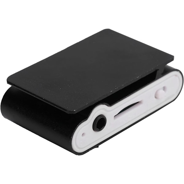 Mini MP3 -musiikkisoitin, (musta), Mini kannettava urheilun MP3-soitin takaklipsillä + LCD-näyttö, tukee jopa 32 Gt:n muistikorttia