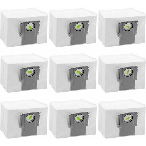 Roborock skanningsrobot s7 maxv ultra/s7 pro ultra/q5/q5+/q5+ plus/Q7 dammsugarpåse tillbehör, 9 påsar