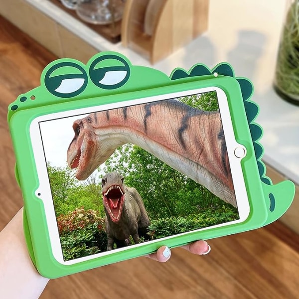 Dinosaurbeskyttelsesdeksel for barn, egnet for iPad Air4/Air5