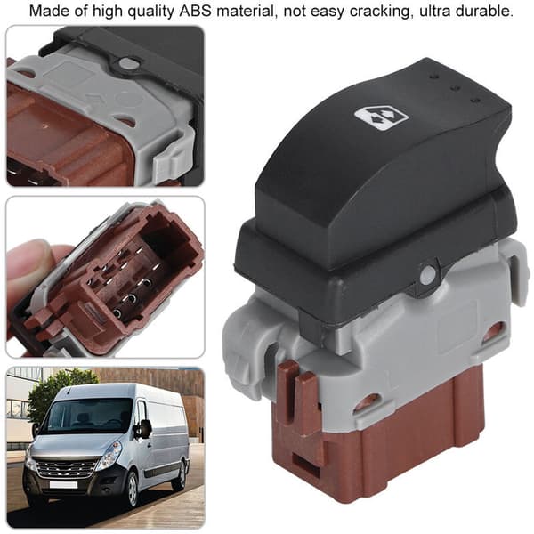 Kontrollbryter, Strømvindusbryter Elektrisk Vindusbryter, Biltilbehør Passer for Renault Master II 8200242600