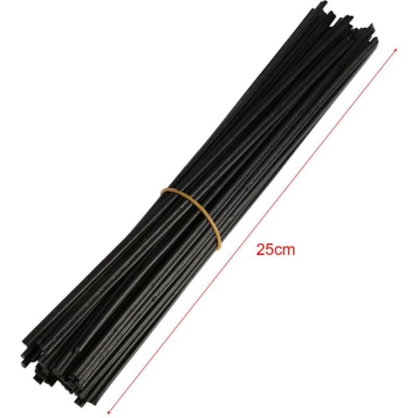 40 kpl muovihitsauspuikko Pp-hitsauspuikko muovihitsauspistooliin/kuumailmapistooliin 250mm musta k17576b