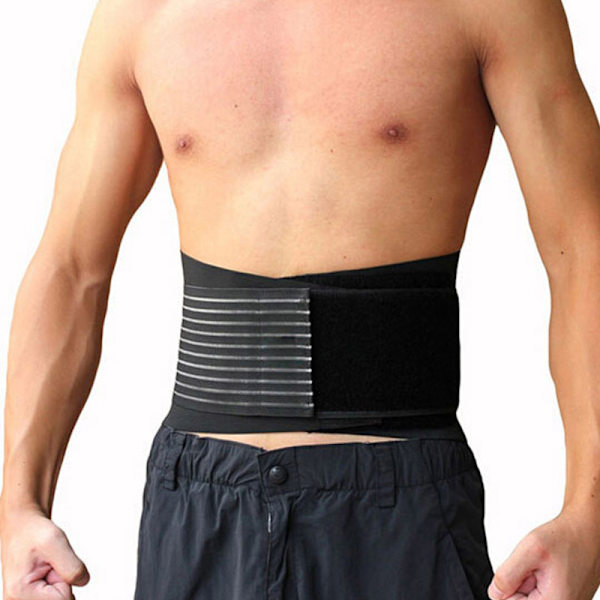 L/XL Neopren Svedbælte Justerbar Lændestøtte Neopren Rygstøtte til Fitness Bodybuilding Yoga Fitness Vægttab Slankebælte