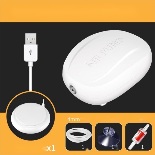 USB luftpump fisk tank syrepump neutral förpackning akvarium syresättare fiske syresättare syrepump liten hushåll