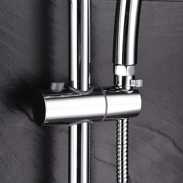Brusehovedslange-adapter, messing, til/fra-ventil, kompressionsafspærringsventil 1/2\"