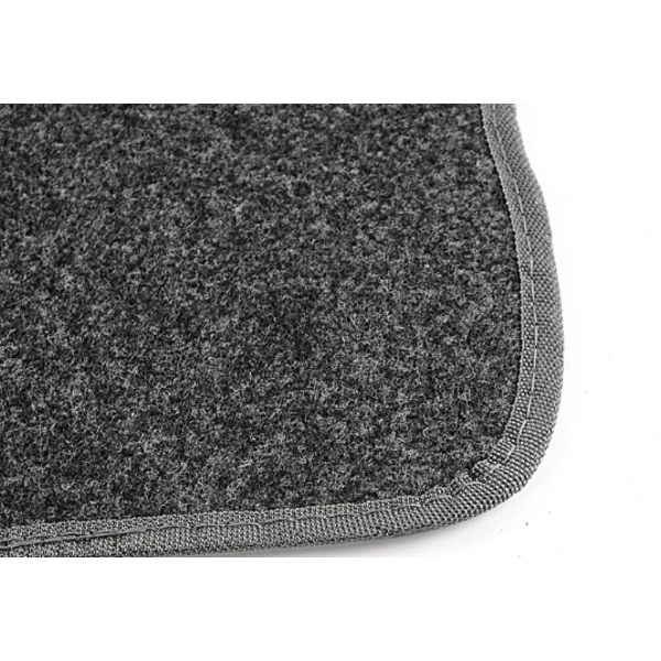 Mattor i mocka-stil, fyrdelad universell bilmatta, halkfria damm-PVC-fotmattor, universell 250 gram