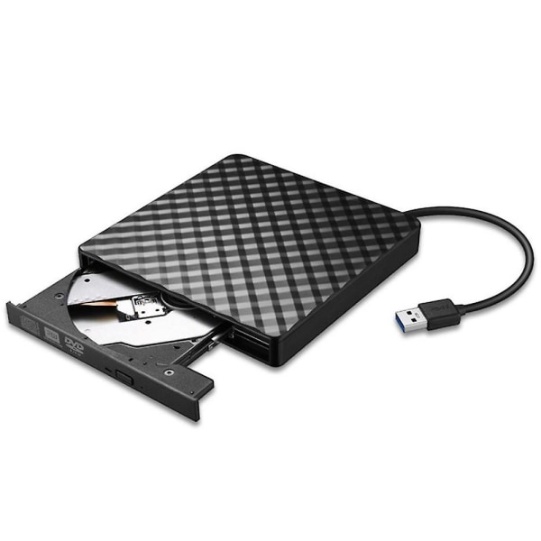 Ekstern DVD-drev, USB 3.0 Type-c brænder, læser, bærbar til pc, bærbar computer, Macbook, Mac, Windows 7/8/10