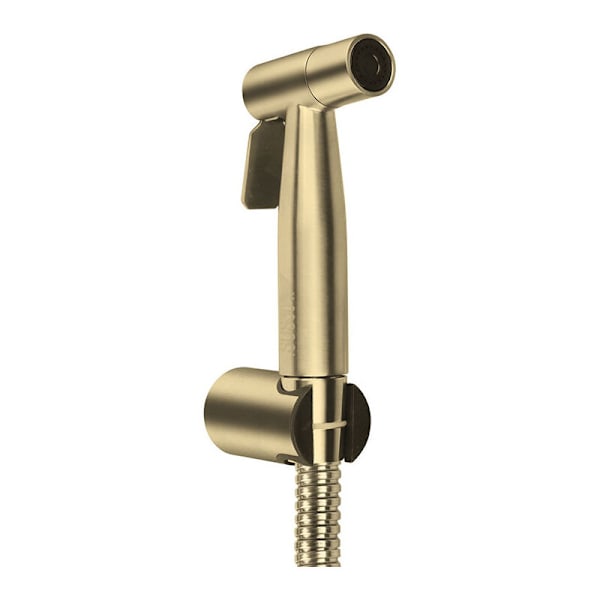 Toalettdusch, bidédusch, 150 cm, guld, spolning