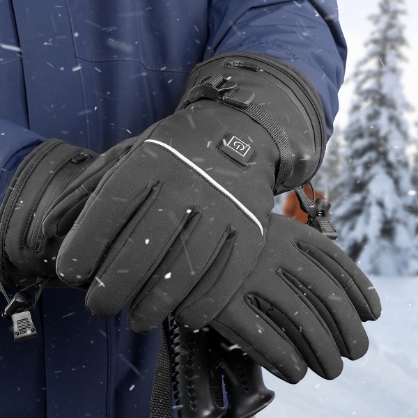 1 par batteridrevne oppvarmede hansker Vintervarme oppvarmede håndvarmere
