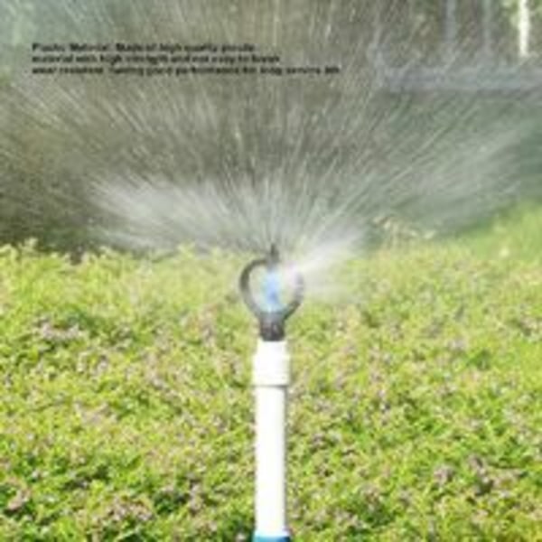 Plensprinkler for plen, mellomdistanse, myk, bred bruk for blomsterbedplanter, sprinkler med runde hjul, middels avstand, 4 stk.