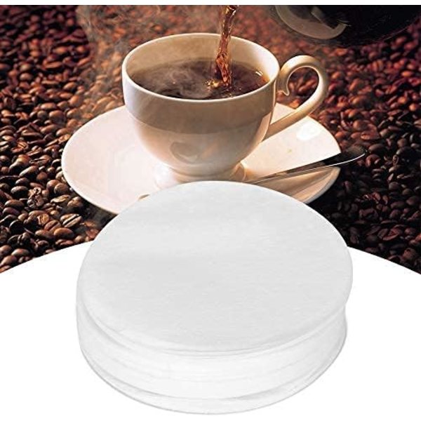 200 stk. 58mm papirkaffefiltre, runde kaffefiltre erstatning mikropapirfiltre kaffemaskiner og espressomaskiner