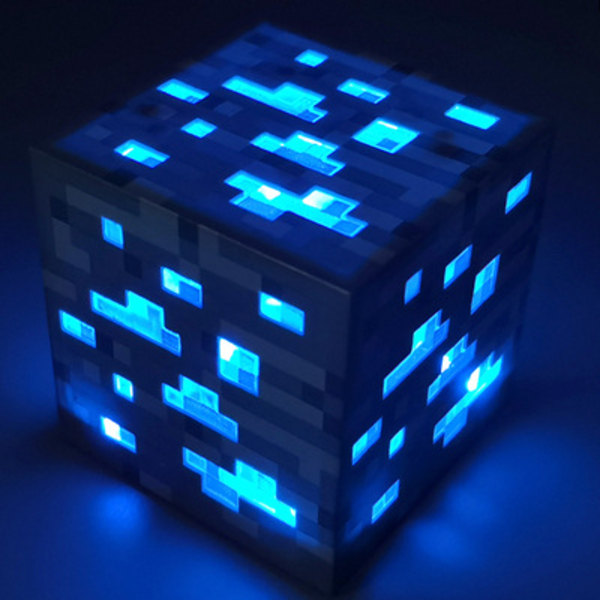Blue Discount Game Peripheral Miners Lamp Rechargeable Night Light