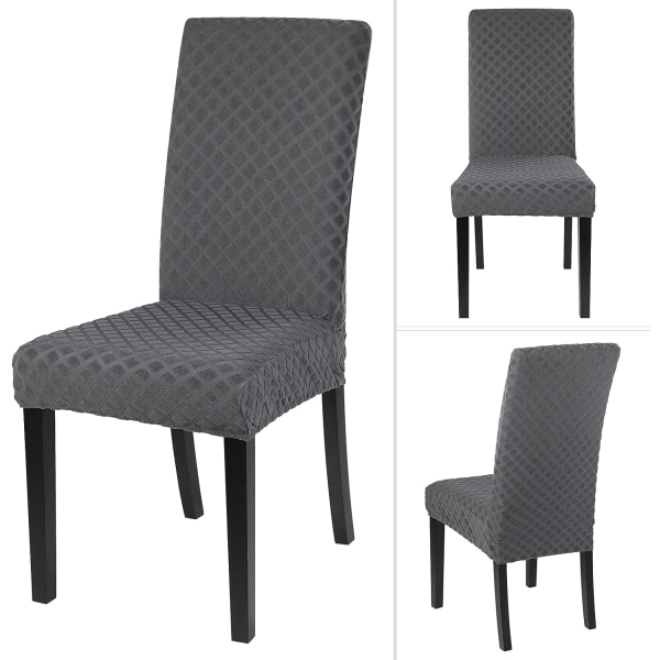 2 kappaletta ruokailutuolin päälliset, Parsons Super Fit Spandex tuolinpäälliset irrotettavat ja pestävät keittiötuolin päälliset ruokasaliin hotelliin seremoni