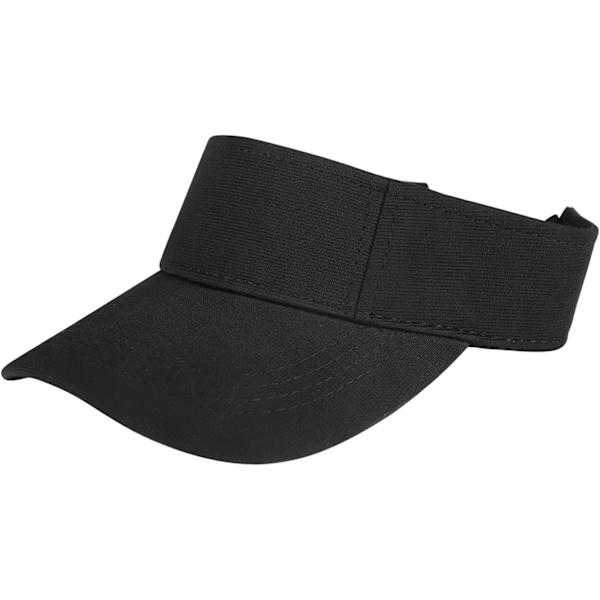 Svart-vit-58cm-solskärm keps golf solskärm bomull andningsbar justerbar hög vakuum keps snabb torr solhatt strand resa bred brätte anti UV UPF50