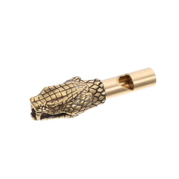 Pure Copper Emergency Whistle Python Head Design Turvapilli L