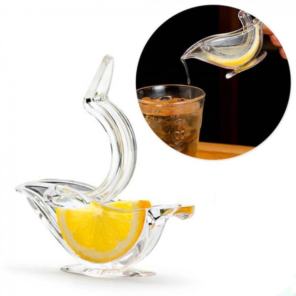 5 stk. Citronspresser Klip Akryl Manuel Citron Skive Juicer Praktisk Transparent Citruspresser Til Hjemmet