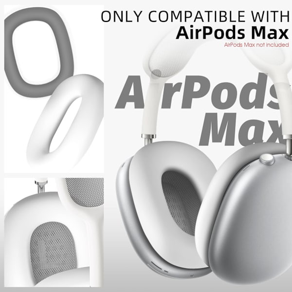 Trådløse Bluetooth-hodetelefoner, dyp bass og Hi-Fi-lyd, sammenleggbare over-ear-hodetelefoner, egnet for alle smarte enheter.(sølv)
