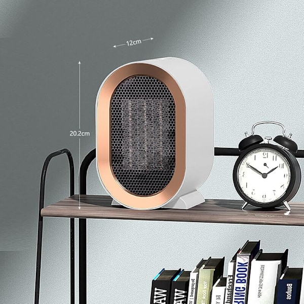 Mini Radiatorvifte med Energieffektiv Elektrisk Oppvarming Radiator 220V 1200W 2 Moduser For Stue, Soverom, Bad [Sikkerhet - s