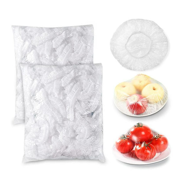 Ziploc 200 st. Matförvaringslock Återanvändbara Plastpåsar med Återförslutningsbar Zip