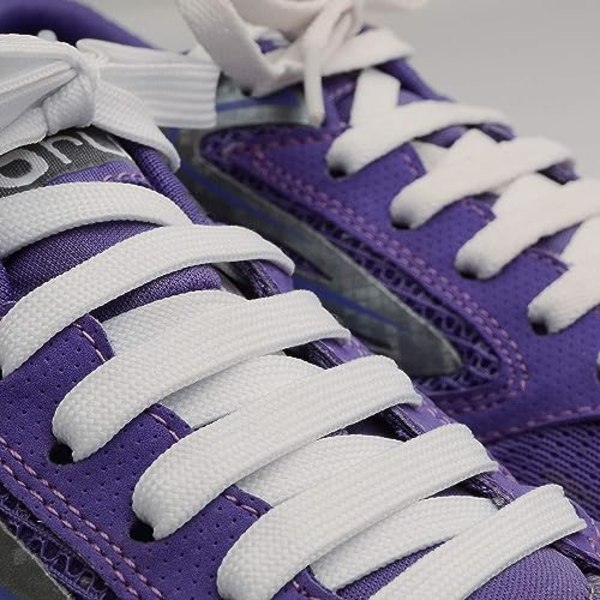 Platta skosnören [3 par] För alla typer av skor eller sneakers - Bredd: 8mm