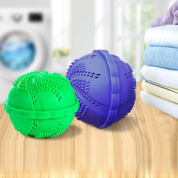 Magisk og miljøvenlig vaskebold til at rense og blødgøre tøj E