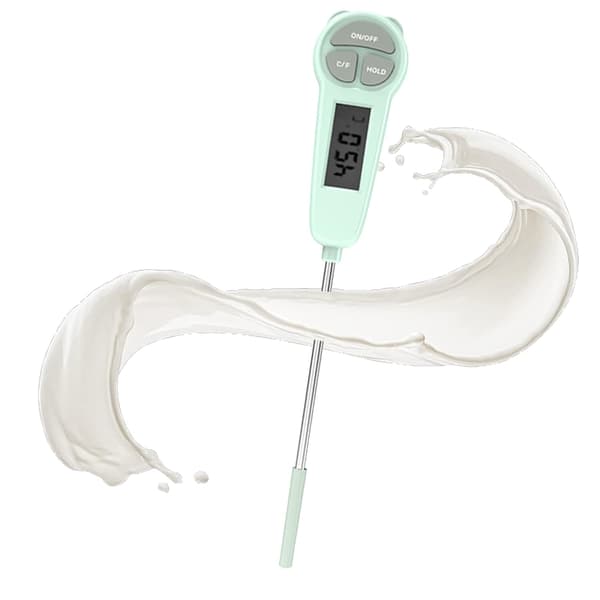 Digital kötttermometer, snabbavläsande kökstermometer med stor LCD-skärm ℉/℃-knappar