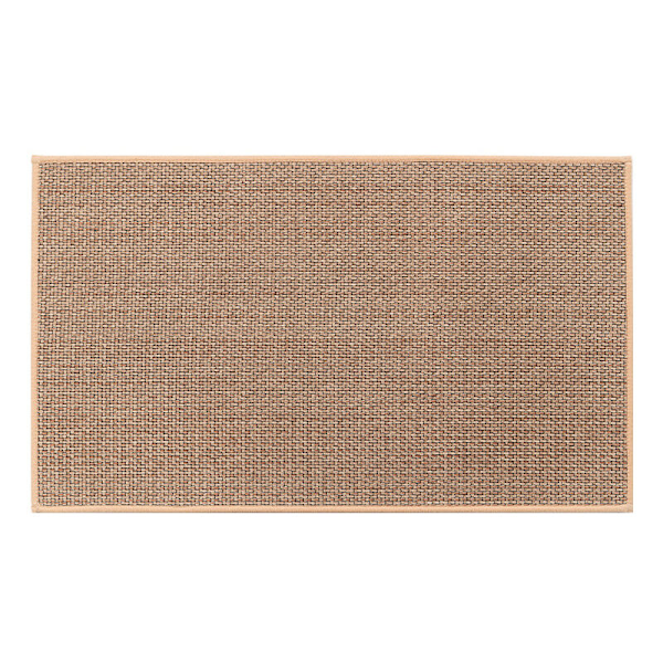Keittiömatto – Pestävä liukumaton kumipohjainen allasmatto, juutin väri (1 kpl koolle 44x120cm)