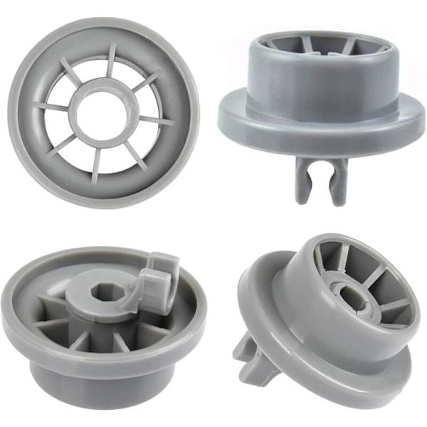 Parti med 4 Roulette oppvaskmaskinhjul for nedre kurv, oppvaskmaskinhjul for Siemens, Bosch 165314