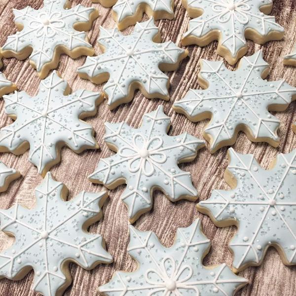 5 st Snöflinga Pepparkaksformar Rostfritt Stål Form Form för Kök Bakning Tårta Chokladkakor