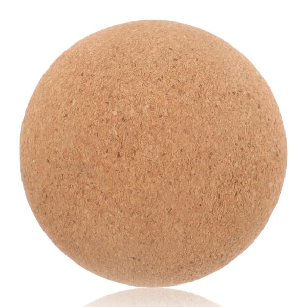 Kork Massagebold Høj Densitet Fin Korn Massagebold 6cm Letvægts Hockey Massagebold til Yoga Dybvævsmassage Triggerpunkt Post Plantar F