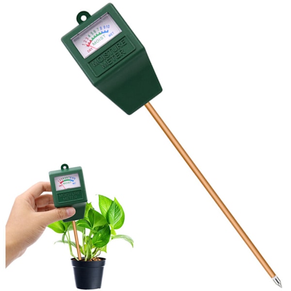 Fugtmåler til gulv, gulvtestkit, fugtmåler til planter, vandmåler til have, græsplæne, landbrug, indendørs og udendørs, gulvtester, hygrometersensor f
