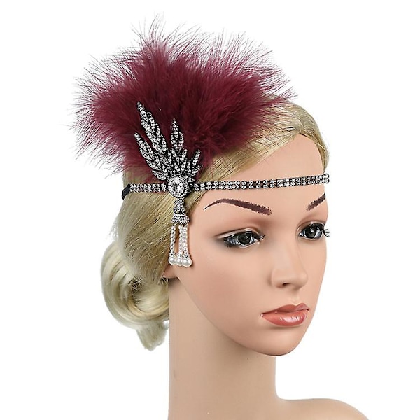 Tillbehör Kostymset Hårband Flapper Halsband Handskar