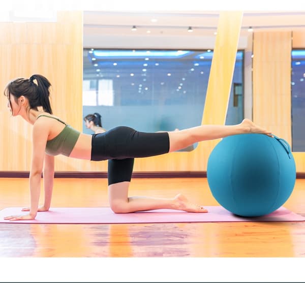 65cm yogabold tilbehør, anti-ridse yogaboldbetræk (blå)