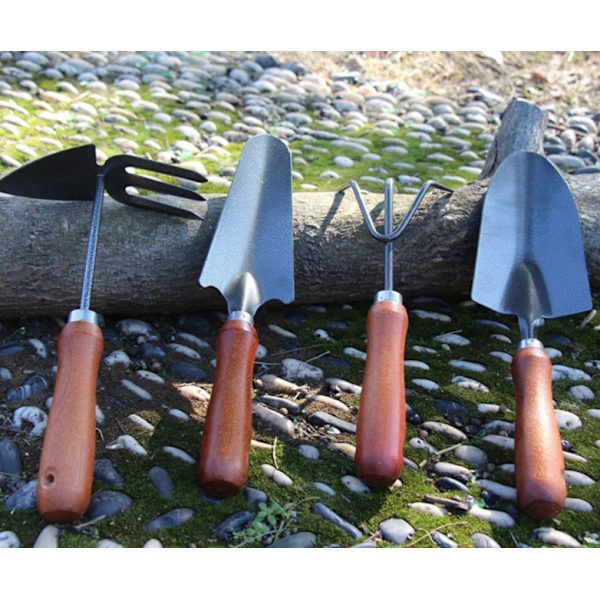 Transplanter Havearbejde værktøjer fire-delt sæt mini maling skovl skovl plantning potte have grøntsager fortykkelse maling fire-delt sæt