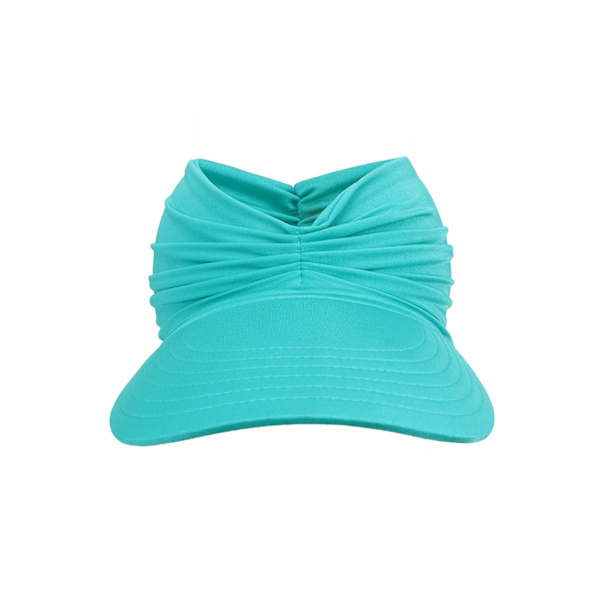 Tiffany Dame Solskjerm Visor Cap - Bred Bremm - UPF 50+ UV-beskyttelse Foldbar Strandhatt - Hurtigtørkende - Solbeskyttelse - Strand Sports Cap